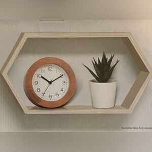 Modern Hexagonal Wall Shelf